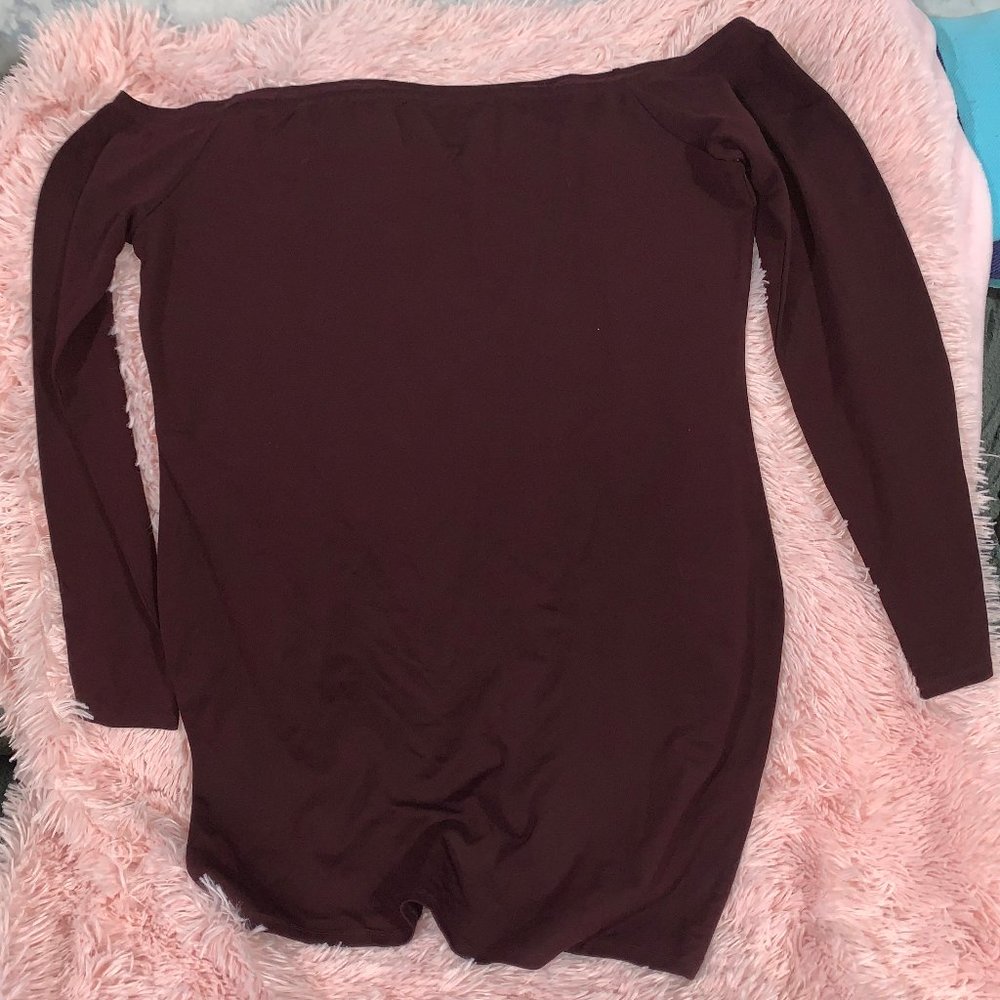 Forever 21 Plus Size Bodycon Off Shoulder Dress Sz: 3X